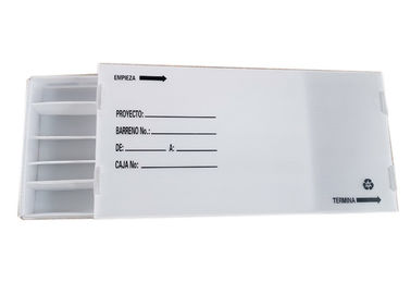 Qualität  Coroplast PP Mineral Drill core Corrugated Plastic Box usine