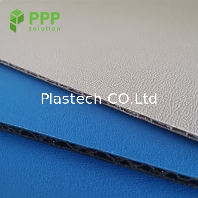 Doppelte glatte pp. Wabenpappe der Farbe7mm 10mm für Aluminiumfall