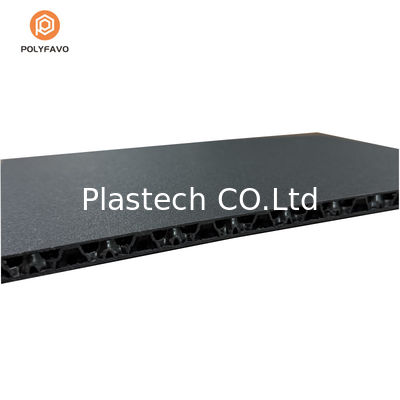 Roh textierte 10 mm schwarze PP Honigsaumplatte für Flugkoffer