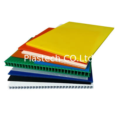Mehrfarbige PP Hohlplatte PP Kunststoff Wellstoff Fußbodenschutzfolien