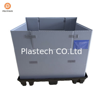 1200x1000x900mm Stapelbare HDPE-Transparente Kunststoff-Hülsenverpackung