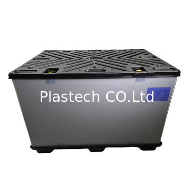 1600x1145x1067mm Hülsenverpackung mit Palettenstapelung Kunststoff-Versandbehälter