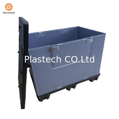 Großer, robuster, industrieller, zusammenklappbarer Sleeve-Container für die Massenlagerung
