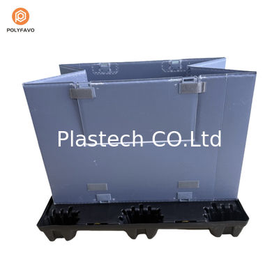 Großer, robuster, industrieller, zusammenklappbarer Sleeve-Container für die Massenlagerung