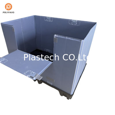 Großer, robuster, industrieller, zusammenklappbarer Sleeve-Container für die Massenlagerung