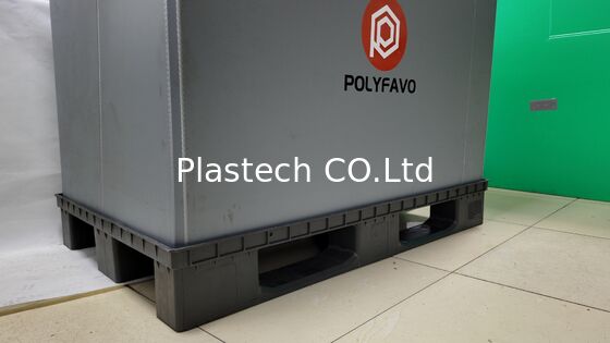1200x800mm Hülsenbox Kunststoff-Palettenbehälter Verpackung Kuben Klappschachtel
