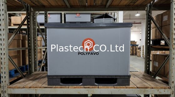 1200x800mm Lagerbehälter Versandboxen Kunststoffverpackung Palettenhülsenbox Klappumlagebox