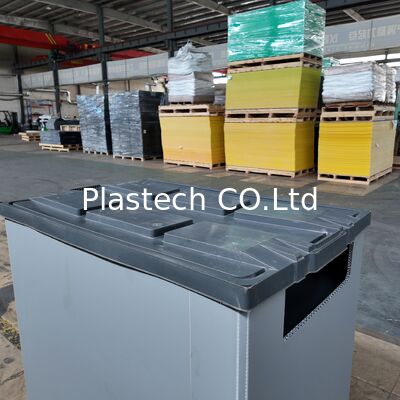 1200x800mm Logistik Verpackung Versandboxen Lagerbehälter PP Honighals Panel Hülsenbox