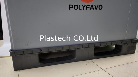 500kg Versandkartons Verpackungskarton 1200 * 800 * 900 mm mit Deckel faltbarer Behälter PolyBox