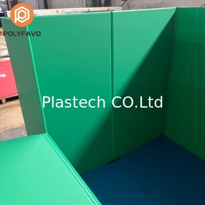Palettenstapelbare Versandkartons 1220 * 1140 * 900 mm Faltbare Kunststoffpalette Waben-Sleeve-Box Panel-Sleeve-Box