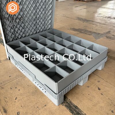 Kunststoffpalettenkäfig Bulk Galylord Pack Palettenhülsenbox Automotive Industrie Kunststoffpalettenhülsenbox
