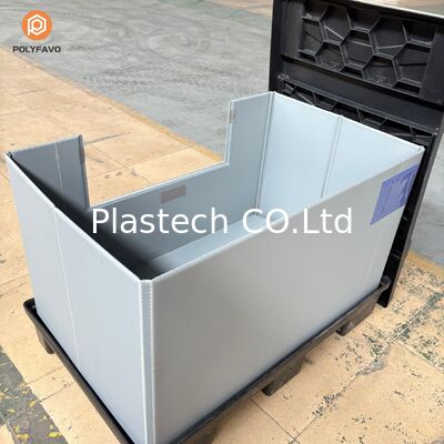 Collapsible Honeycomb Plastic Pallet Sleeve Box Automotive Industrial Plastic Pallet Sleeve Box Cheap Pallet Boxes