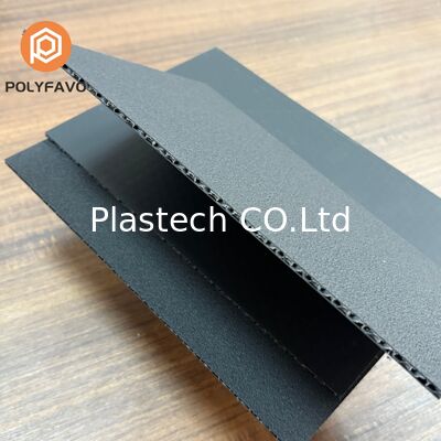Kunststoffblech-Fliegenkoffer Hoenycomb-Flugkoffer Material 6mm 2200gsm Honeycomb-Panel pp Kunststoffblech