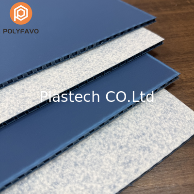 5mm blaue Bodenschutzplatten Bienenwabenplatte mit Filz
