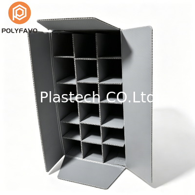 Honeycomb Container Box für Lagerung und Logistik, Umsatzbox mit Innenteiler, Stapelbares Farbdruck des Logo
