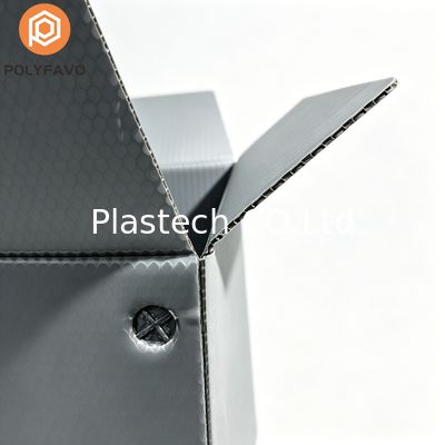 Honeycomb Container Box für Lagerung und Logistik, Umsatzbox mit Innenteiler, Stapelbares Farbdruck des Logo